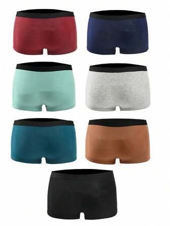 Tween Boys Underwear 7 Packs Solid Color Solid Color Underwear