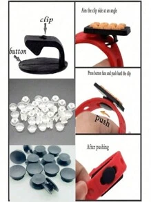 12 件可拆卸钻石镶嵌时尚星星、笑脸、心形时尚鞋饰，适用于沙滩鞋和镂空木屐 - 藍色 - 查看 9