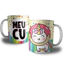 我的独角兽屁股在甜甜圈杯子里 - 有趣的独角兽屁股模因杯有趣的礼物笑话幽默 - 白色 - 查看 1