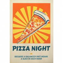 1 szt. Vintage Food Poster Eggs Bacon Spaghetti Pancakes Seafood Cheese Canvas Painting Wall Art Picture Kitchen Restaurant Home Decor No Frame