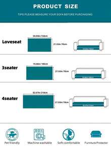 1 vỏ đệm ghế sofa mùa đông bằng vải nhung dày, tấm lót ghế sofa ấm áp họa tiết kẻ sọc hình thoi, tấm bảo vệ ghế sofa chống trầy xước thân thiện với vật nuôi, đồ trang trí nhà có thể giặt bằng máy, phù hợp với ghế sofa kết hợp hình chữ L và ghế sofa 1/2/3/4 chỗ ngồi (bán riêng) - Màu xám đen - Xem 2