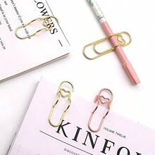 1 cái/5 cái/10 cái Kẹp bút kim loại đa năng - Kẹp phụ kiện nhật ký, Giá đỡ bút cố định và chức năng treo - Thích hợp cho đồ dùng học tập văn phòng và sắp xếp - Nhiều màu - Xem 4