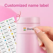 带有防洗墨水的自定义名称印章 - 用于织物标签的个性化印章 - 适用于服装、毯子和毛巾 - 持久墨水，洗涤后不褪色 - 非常适合整理洗衣和个人物品 - 方便居家、旅行和户外活动 - 彩色 - 查看 2