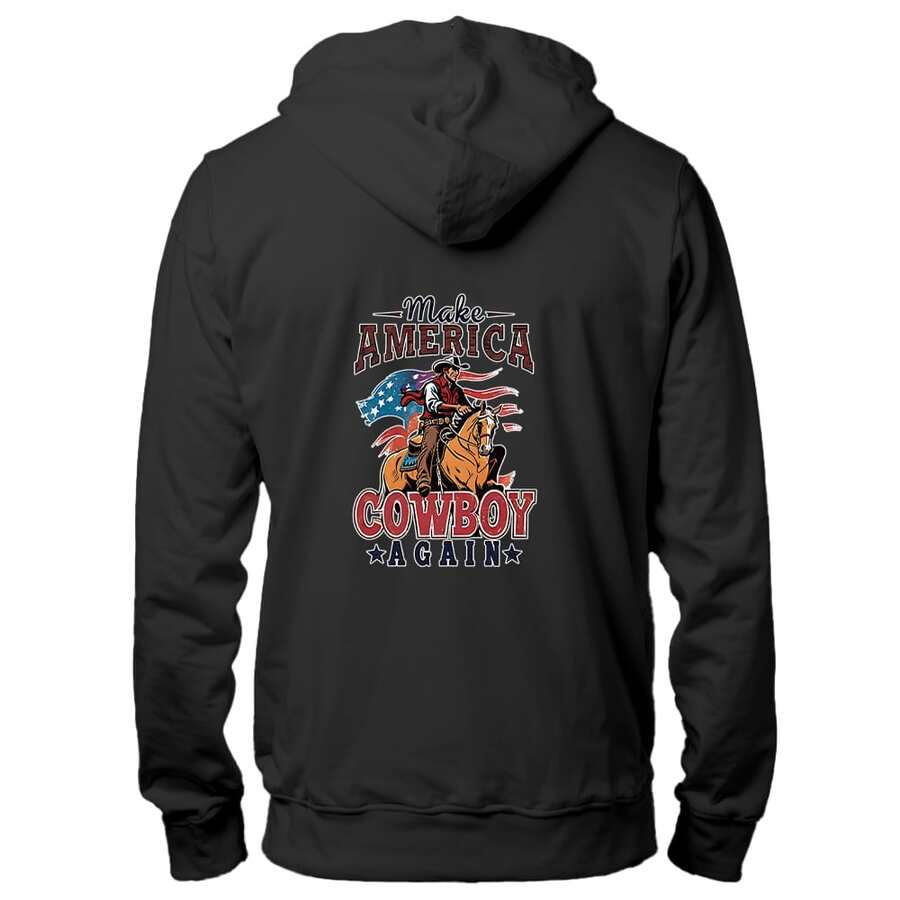 Warm Sweatshirt Various Colors Winter Comfortable Printed Make Country Front Back - 黑色 - 查看 1