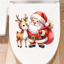 1 件熊猫马桶垫，防水加厚保暖马桶盖，适合常规尺码和加大码 - 彩色 - 查看 11