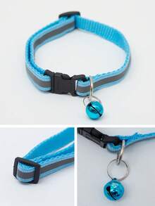 10 chiếc vòng cổ thú cưng có thể điều chỉnh có chuông và phản quang, thiết kế hình dấu chân dễ thương, an toàn cho mèo và chó - Nhiều màu - Xem 11