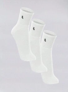 Lupo Socks Kit 3 Pairs Of Men's Terry Mid-Calf Cotton Socks 03245 - 白色 - 查看 1