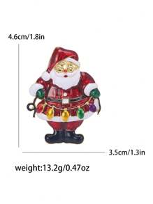 Christmas Elk Brooch For Women Garland Brooch Christmas Tree Brooch Hat Brooch Snowflake Brooch Santa Claus Brooch Bear Brooch Glove Brooch Boots Brooch Bell Brooch Sleigh Brooch Cane Brooch Snowman Brooch Sock Brooch Party Banquet Jewelry Accessory Gift - Christmas - View 19