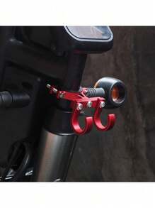 双金属电动滑板车挂钩 - 节省空间的自行车架，方便存放，坚固的管式衣架，方便的带扣挂钩，便携式设计，耐用的头盔架 - 兼容电动自行车和电动滑板车 - 彩色 - 查看 5