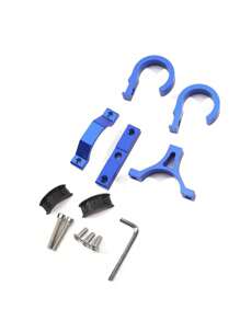 双金属电动滑板车挂钩 - 节省空间的自行车架，方便存放，坚固的管式衣架，方便的带扣挂钩，便携式设计，耐用的头盔架 - 兼容电动自行车和电动滑板车 - 彩色 - 查看 10