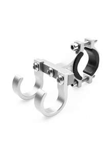 双金属电动滑板车挂钩 - 节省空间的自行车架，方便存放，坚固的管式衣架，方便的带扣挂钩，便携式设计，耐用的头盔架 - 兼容电动自行车和电动滑板车 - 彩色 - 查看 2