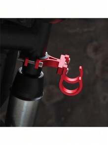 双金属电动滑板车挂钩 - 节省空间的自行车架，方便存放，坚固的管式衣架，方便的带扣挂钩，便携式设计，耐用的头盔架 - 兼容电动自行车和电动滑板车 - 彩色 - 查看 7