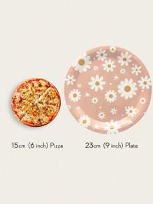 68件套，一次性餐具，粉色花朵主题一次性纸盘，蛋糕盘，派对盘，生日盘，材质，适用于生日派对、促销活动、聚会、野餐、露营、烧烤等场合。 - 彩色 - 查看 4