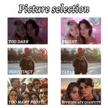 Imanes personalizados de formas múltiples para refrigerador, imanes de taquilla con foto personalizada, imanes para refrigerador como regalo de viaje y decoración del hogar - Multicolor - Ver 7