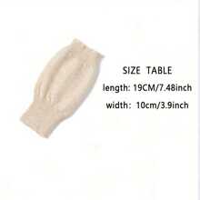 柔软舒适的女士羊绒露指手套 - 温暖、有弹性、露指手套袖套、灵活的打字手套，适合休闲外出和寒冷天气 - 彩色 - 查看 4