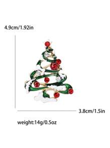 Christmas Elk Brooch For Women Garland Brooch Christmas Tree Brooch Hat Brooch Snowflake Brooch Santa Claus Brooch Bear Brooch Glove Brooch Boots Brooch Bell Brooch Sleigh Brooch Cane Brooch Snowman Brooch Sock Brooch Party Banquet Jewelry Accessory Gift - Christmas - View 14