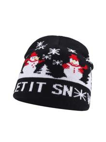 New Christmas Knitted Cap, Minimalist Design Unisex Christmas Hat, Directly Supplied From Factory - 3-8Y - View 15