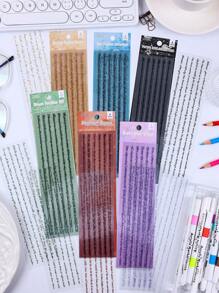 36 miếng dán trang trí nghệ thuật viết tay cổ điển PET chống thấm nước, Bộ sưu tập Feiyu Dream, Dùng để làm ảnh ghép cho album sổ lưu niệm Junk Diary - Nhiều màu - Xem 1