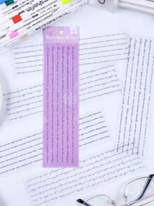 36 miếng dán trang trí nghệ thuật viết tay cổ điển PET chống thấm nước, Bộ sưu tập Feiyu Dream, Dùng để làm ảnh ghép cho album sổ lưu niệm Junk Diary - Nhiều màu - Xem 8