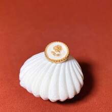 6 件装金属玫瑰树脂缝纫纽扣装饰蕾丝纽扣适用于夹克、外套、西装外套 - 查看 9