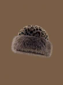Luxury Large Fluffy Hat - Soft, Warm, Multi-Purpose Winter Decoration, With Thick Faux Fox Fur Decoration, Elastic And Comfortable, An Elegant Design For Holiday And Everyday Wear - Multicolor - View 19