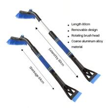 Xẻng xúc tuyết đa năng cho ô tô Xẻng xúc tuyết bằng hợp kim nhôm có thể thu vào Xẻng xúc đá cho ô tô Xẻng rã đông Dụng cụ cạo ván trượt tuyết - Một cỡ - Xem 11
