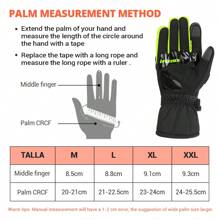 1 Pair Motorcycle Gloves Winter Hand Warmers Protective Glove Full Finger Waterproof Motorbike Gloves Touch Screen Moto Riding Gloves Outdoor Skiing Skate Keep Warm Motocross Motorcycle Accessories Riding Essentials For Women Men Rider Gifts - WN-01 - View 4