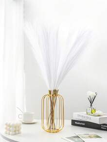 Gói 10 bó cỏ Pampas nhân tạo, trang trí nội thất cho phòng khách, bàn ăn, tủ trưng bày, sàn nhà - Nhiều màu - Xem 11