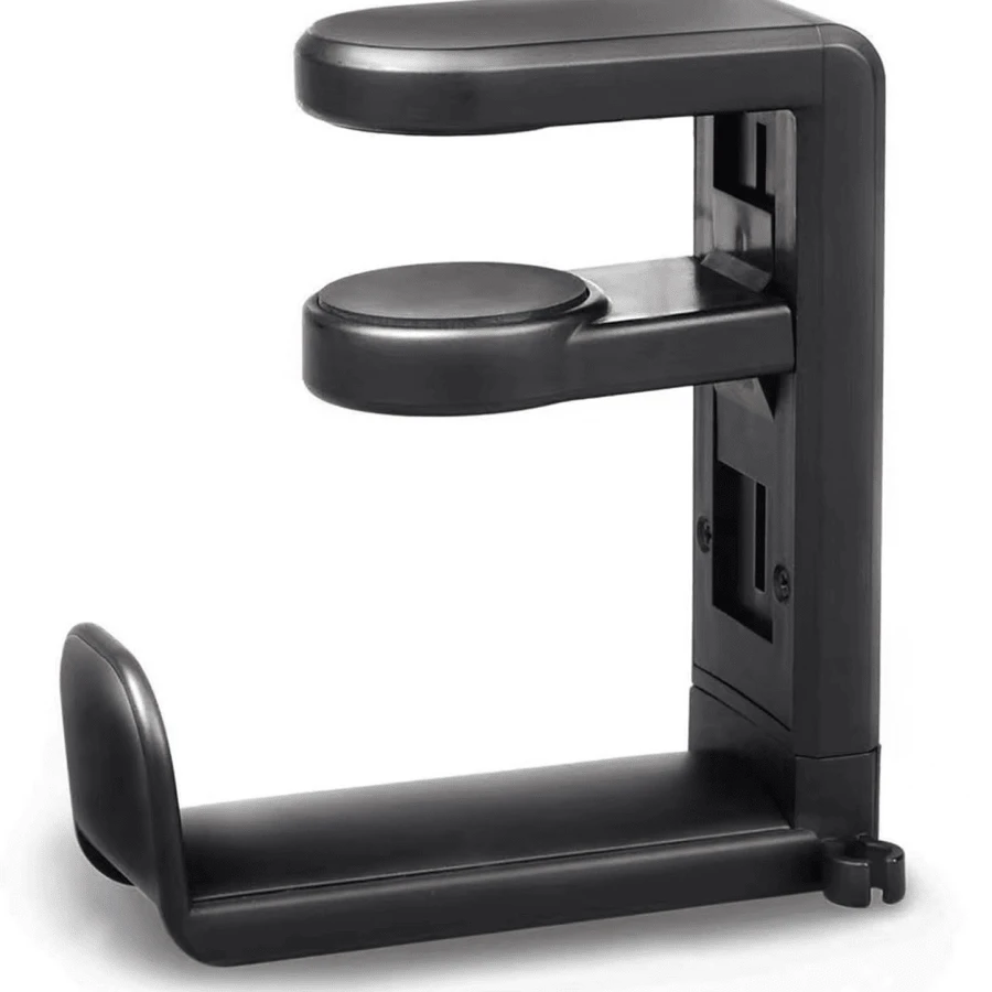 免钻桌夹挂钩耳机支架 360 度旋转耳机支架杂项收纳悬挂