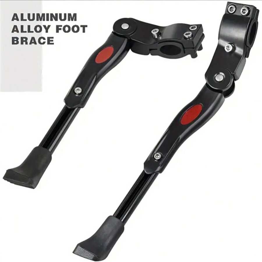 1pc Aluminum Alloy Single Kickstand For Mountain Bicycle/Bike, Parking Rack