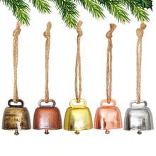 Đồ trang trí chuông Giáng sinh, chuông kim loại nhiều màu để trang trí ngày lễ Quà tặng tốt nhất - Nhiều màu - Xem 1