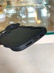 领结设计手机壳适用于 11、12、13、14、12 Pro Max、13 Pro Max、15、15 Pro、15 Plus、15 Pro Max、16、16 Pro、16 Plus、16 Pro Max、17、17 Pro Max - 黑色 - 查看 5