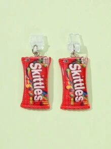 New Fake Candy Snack Food Miniatures Resin Phone Dust Plug Charm, Rainbow Color Phone Charging Port Dust Cover Decor, Couple Phone Dust Plug Accessory