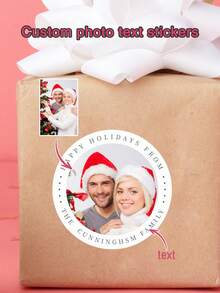 圣诞人物印花贴纸、礼品贴纸 - 彩色 - 查看 6