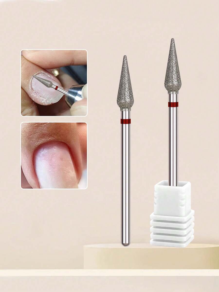 Bộ sản phẩm gồm: Đầu mài móng, mũi khoan móng, cọ làm sạch móng, dung dịch tẩy gel acrylic, dụng cụ đánh bóng móng, dụng cụ làm móng tay và móng chân. - Bạc - Xem 1