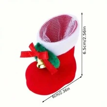 2 gói kẹo ông già Noel bằng nhựa - Hộp đựng kẹo ngày lễ Giáng sinh, Quà lưu niệm ngày lễ, Trang trí cây thông Noel, Giấy gói quà trang trí - Lý tưởng cho quà tặng theo mùa - Nhiều màu - Xem 2