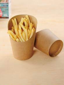 15 chiếc/bộ, cốc nghiêng, cốc chiên, cốc chiên giấy, đĩa đựng đồ ăn nhẹ, hộp đựng bánh nướng xốp bằng giấy, dụng cụ làm bánh tự làm, cốc đa chức năng, thích hợp cho gia đình và ngoài trời - Nhiều màu - Xem 10