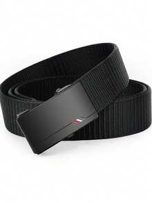 1 条装新款男士自动扣真皮皮带，商务休闲百搭腰带 - 彩色 - 查看 6