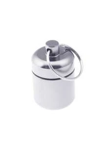 Hộp đựng thuốc mini - Thiết kế chống nước để bảo vệ chống ẩm, kết cấu hợp kim nhôm, móc chìa khóa tiện lợi để dễ dàng mang theo - Sắp xếp và bảo vệ thuốc hàng ngày của bạn - Nhiều màu - Xem 14