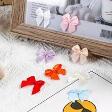 100 chiếc nơ ruy băng mini, phụ kiện quần áo, trang trí bánh, trang trí thú cưng, vật dụng tự làm thủ công - Nhiều màu - Xem 5