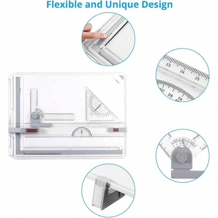 A3 Drawing Board Set, A3 Multifunctional Drawing Table With Adjustable