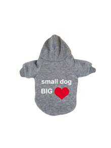 1 件秋冬季宠物休闲运动衫，适合泰迪、小型犬、猫、比熊犬、柯基犬幼犬（多色） - 灰色 - 查看 9