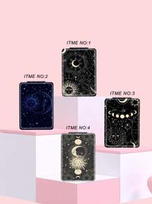 1 chiếc Gương trang điểm cầm tay Constellation Goddess Series, Gương cầm tay siêu mỏng nhẹ có thể gập lại tiện lợi. Thép không gỉ chất lượng mạ bạc, Khung mạ điện nano, Chi tiết tinh tế Thích hợp cho nhiều dịp khác nhau và mọi người. Gương bỏ túi vuông có thể gập lại với các yếu tố Constellation Goddess cổ điển. - Nhiều màu - Xem 2