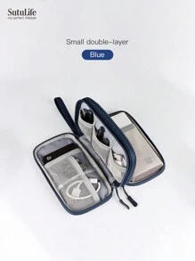 Bolsa organizadora electrónica, organizador electrónico portátil y a prueba de agua- Accesorios de viaje a China- Estuche de almacenamiento universal para cables, teléfonos celulares, batería externa