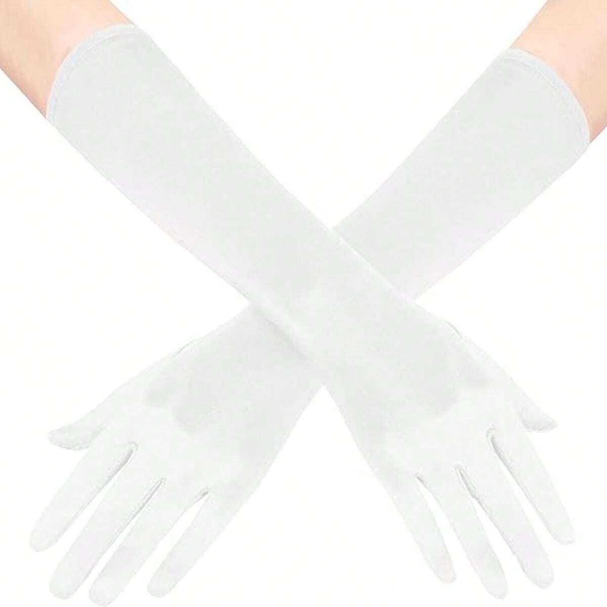 Damen Opernhandschuhe Aus Velvet – Lang, Ellenbogen, Für Partys & Hochzeiten