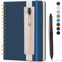 Sổ tay xoắn ốc - 5,7"X 8,27", 160 trang có dòng kẻ - Nhật ký du lịch A5 dành cho học sinh nữ, Hộp đựng bút & bút, Bìa cứng, Dùng để viết, Quà tặng - Một cỡ - Xem 5