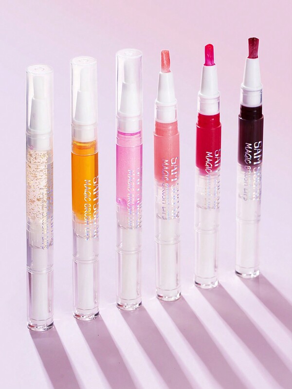 6 couleurs Brillant à lèvres twist aux fruits et au miel, baume à lèvres brillant, huile à lèvres hydratante, brillant à lèvres repulpant