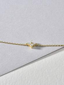 1 chiếc vòng tay tròn bằng bạc Sterling 925 phù hợp cho phụ nữ, đeo ngày lễ tình nhân, đeo hàng ngày và đi làm - hoa chéo - Xem 6