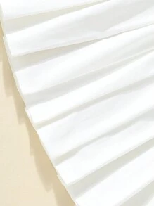 2 件套：时尚女孩学院风纽约曼哈顿字母印花运动衫和褶皱迷你裙 - 长袖翻领半拉链套头衫，适合秋冬季，休闲舒适 | 俏皮印花上衣 | 罗纹纹理。 - 黑色 - 查看 8