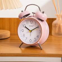 1 chiếc đồng hồ báo thức kim loại xoay thủ công, chuông reo lớn, quét xoay im lặng thích hợp cho phòng ngủ, phòng khách, quà tặng, trang trí nhà cửa, quà tặng trang trí phòng sinh nhật, tốt nghiệp, đồng hồ kỹ thuật số, trang trí phòng ngủ, trang trí ký túc xá, trở lại trường, trang trí trường học, bất ngờ khi đến trường - Nhiều màu - Xem 2